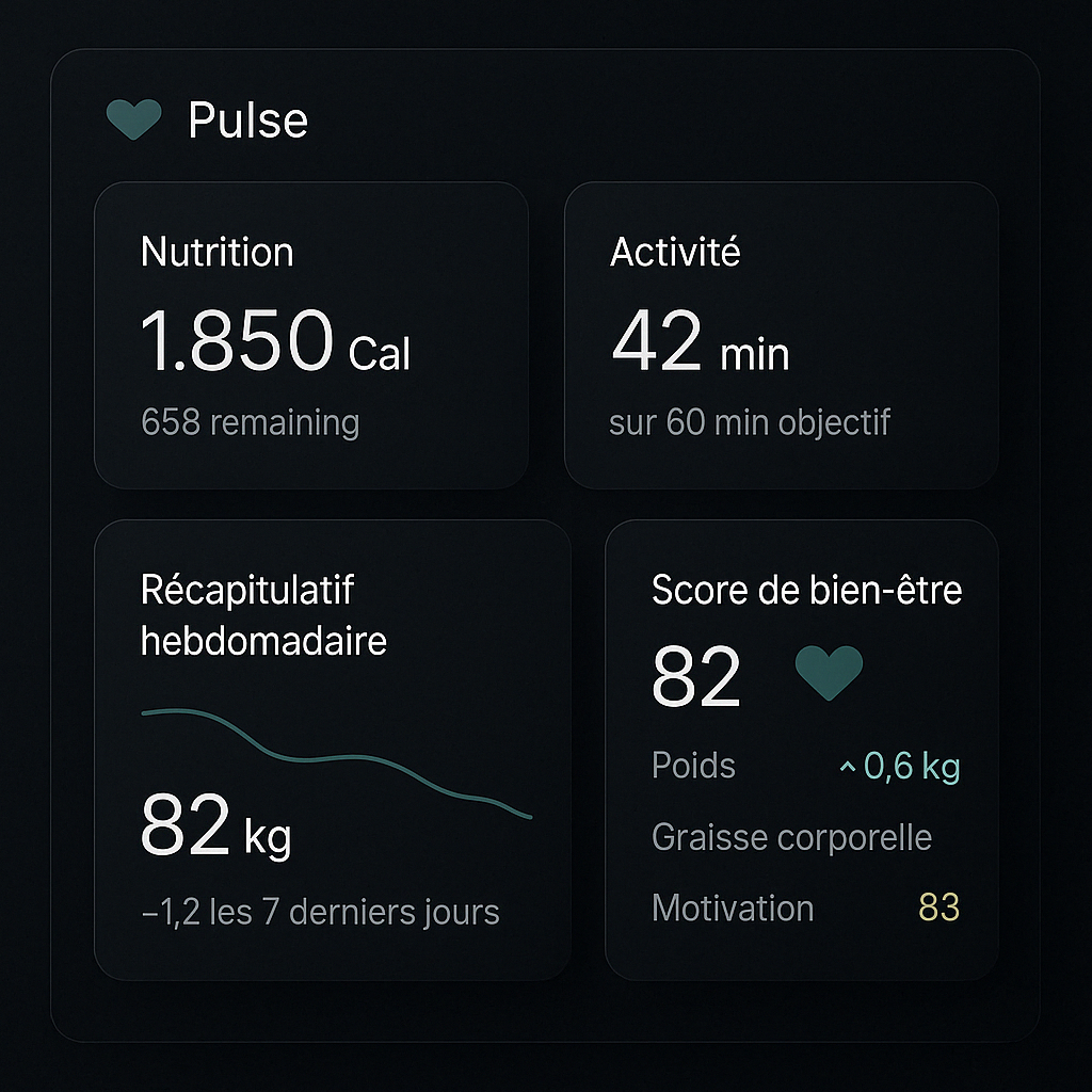 Dashboard Pulse CoreMate